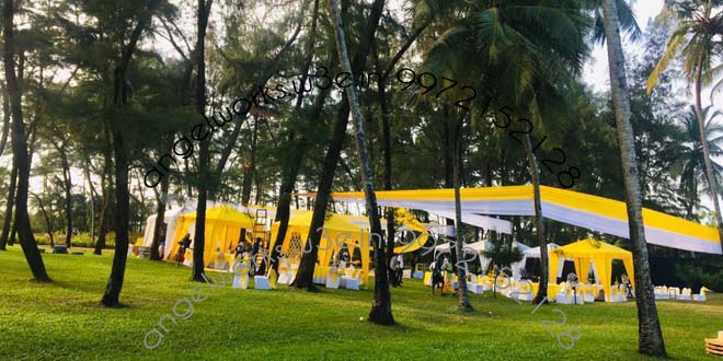 outdoor decoration destination wedding in goa