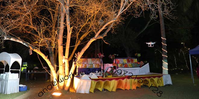 buffet setup at a south bangalore hotel