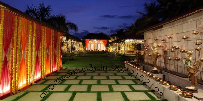 chairs and sofa arrangements in a south bangalore resort