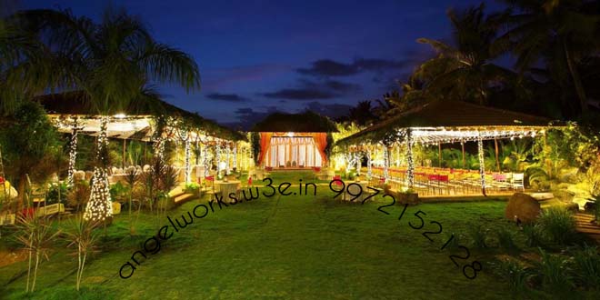 aerial view of south bangalore resort
