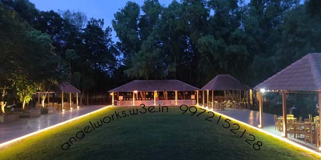 water proof gazebos at the wedding venue